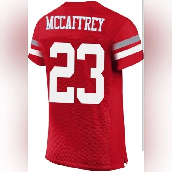 NEW- San Francisco 49ers Christian McCaffrey Stitched Jersey  SIZE: 3XL - Picture 3 of 14